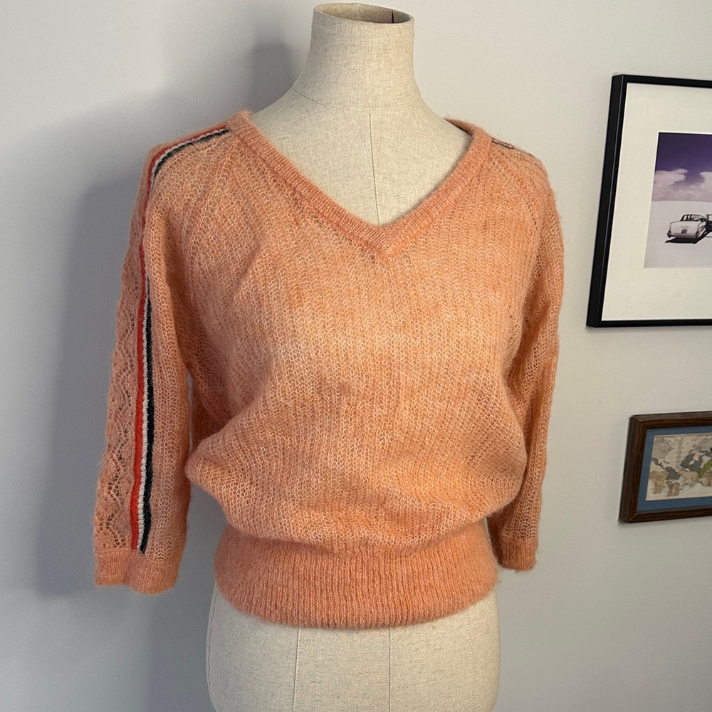 Scotch & Soda V-Neck Peach Sweater
